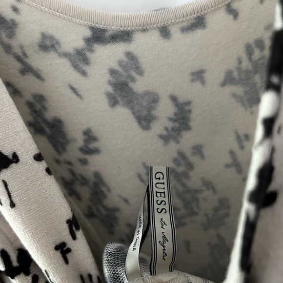 📚 GUESS black and white patterns long sleeve dress - Picture 5 of 5